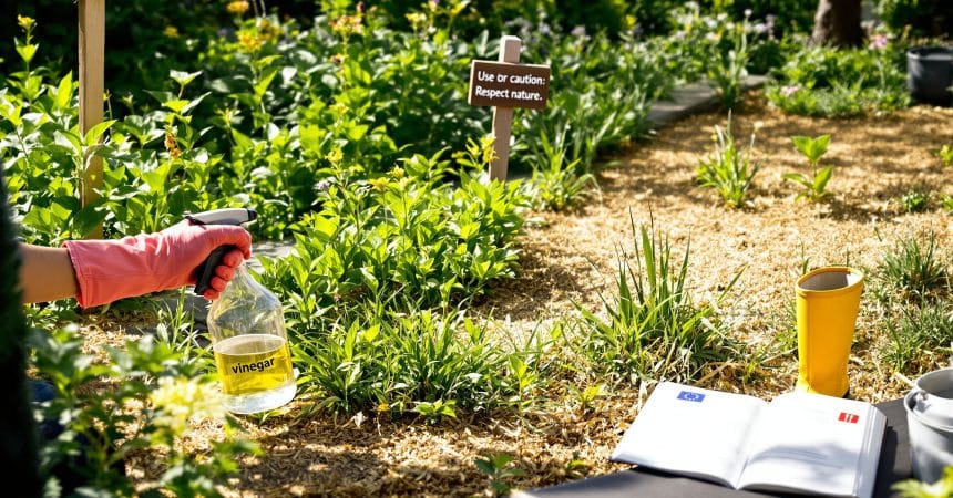 Désherbage au vinaigre blanc : règles, efficacité et pratiques écoresponsables en Europe